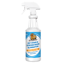 FurryFreshness Premium Pet Stain & Odor Remover - Removes Urine, Poop, Blood, & More from Dogs & Cats- 32oz