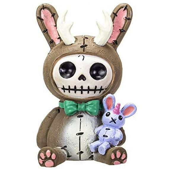 Furrybones Bun Bun Lope Skeleton in Costume Figurine