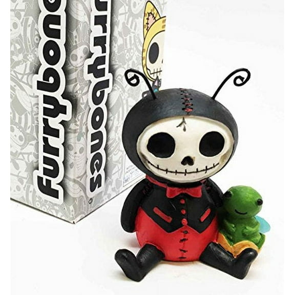 Furrybones Exclusive Tuxedo Ladybug Cricket Skeleton Monster Ornament Figurine