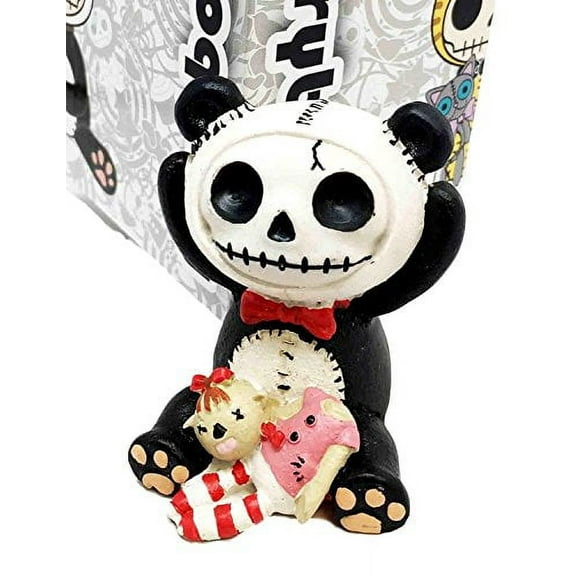 Furrybones Exclusive Voodoo Doll Cute Panda Skeleton Monster Ornament Figurine
