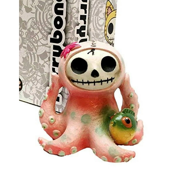 Furrybones Octopee Skeleton Monster Ornament Figurine Exclusive Collection