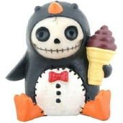Furrybones Pen Pen Signature Skeleton In Penguin Costume Holding Ice Cream Cone