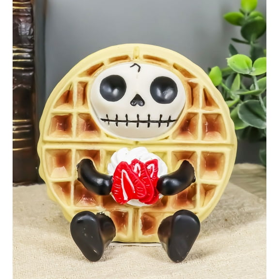 Furrybones Puffle The Breakfast Strawberry Waffle Skeleton Furry Bones Figurine