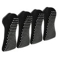 thumbnail image 1 of Furrygo Anti Slip Non Skid Barre Yoga Pilates Hospital Socks with Grips for Men Women,4 Pack, 1 of 7