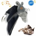 thumbnail image 1 of EVNELE Interactive Cat Toys Flapping Bat for Indoor Cats Rechargeable Cat Toy Vivid Chirping, Automatic Beating Wings Kitty Toys with Catnip for Kitten Exercise, Hanging Toys Self Play, 1 of 6