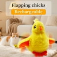 thumbnail image 1 of EVNELE Interactive Cat Toys Flapping Chicken for Indoor Cats Rechargeable Cat Toy Vivid Chirping, Automatic Beating Wings Kitty Toys with Catnip for Kitten Exercise, Hanging Toys Self Play, 1 of 6