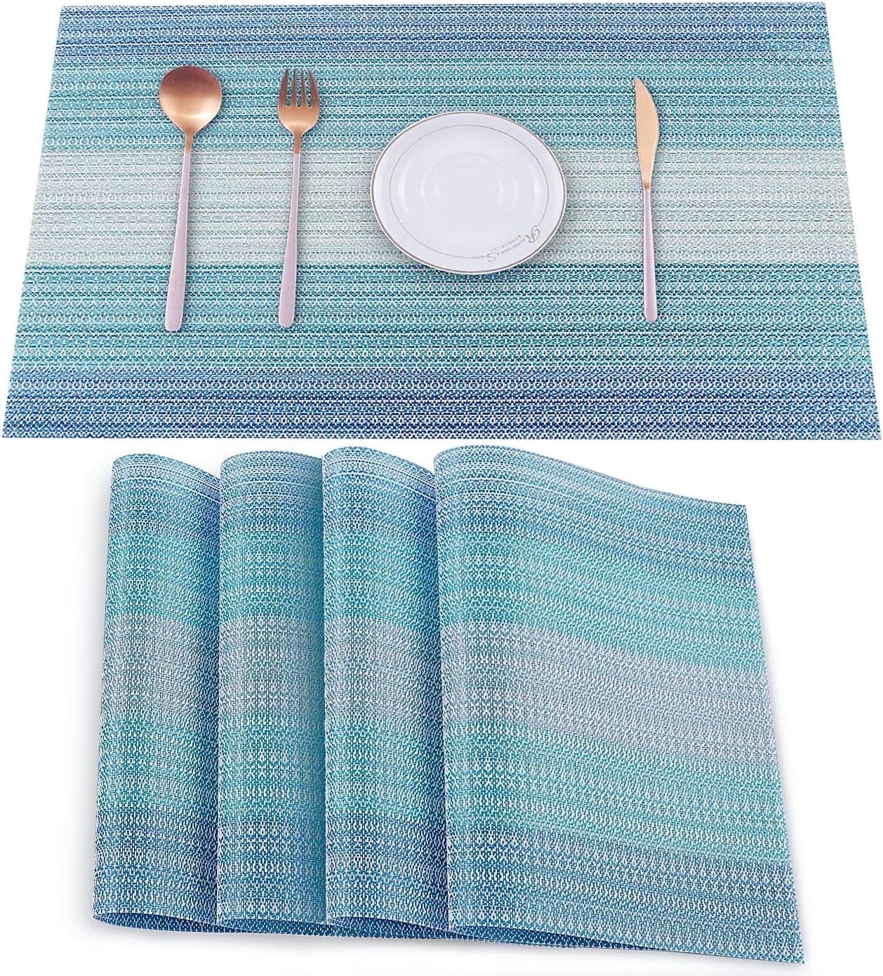Furrrygo Kitchen Placemats, Set of 4, Heat-Resistant, Non-Slip ...