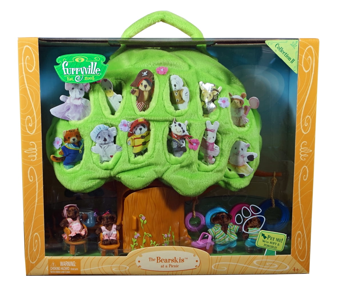 Furryville The Bearskis Family Tree House Collection 2 Includes 4