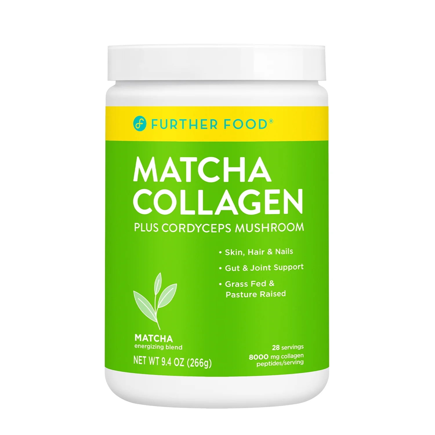 Maiji Japan Matcha Collagen Peptides Powder Supplement, Ceremonial Grade Matcha Green Tea Powder, Convenient Individual Travel Sized Package, 4.2oz