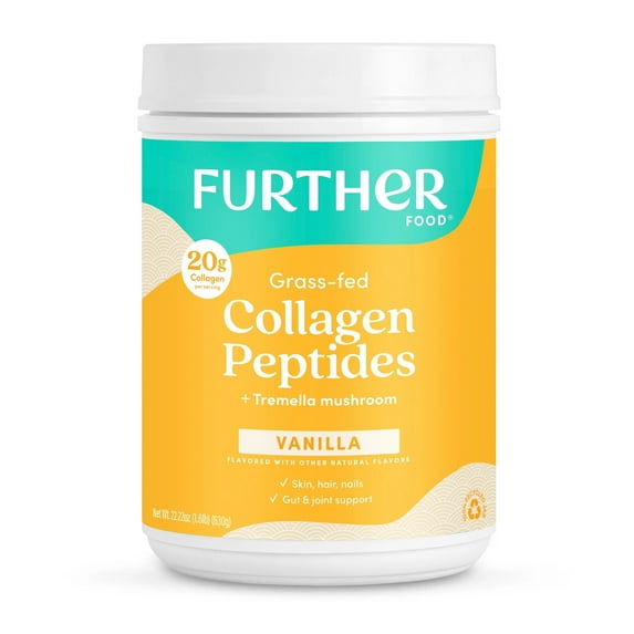 Further Food Vanilla Collagen Peptides Powder - 30 Servings