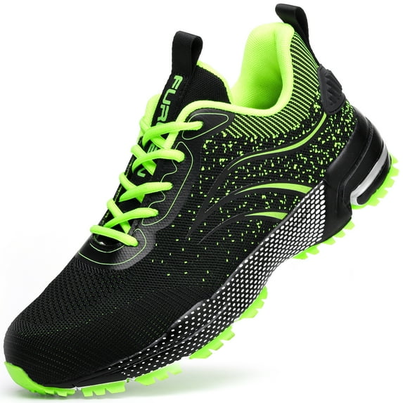 Furuian Steel Toe Shoes for Men Women Lightweight Safety Shoes Comfortable Steel Toe Sneakers Warehouse Industry Work Shoes