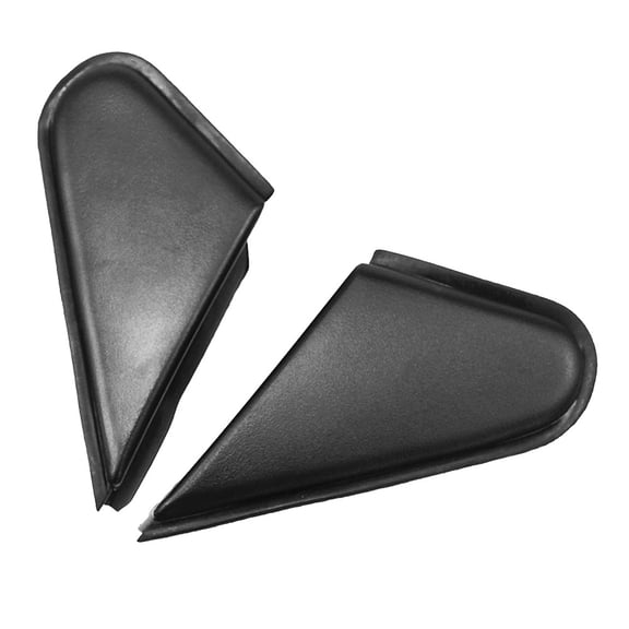 Furulu 1 Pair Side Rearview Triangle Molding Cover For Mitsubishi Lancer Evolution 2008-2015