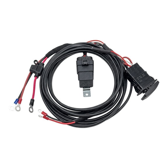 Furulu 12V 40A Relay Fuel Pump Switch Wiring Harness Kit For Car Boat