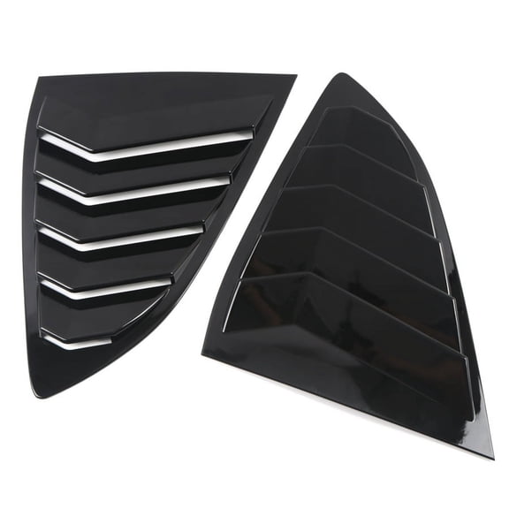 Furulu 1Pair For Honda CRV CR-V 2017-2020 Rear Window Shutters Louvers Blinds Cover Trim