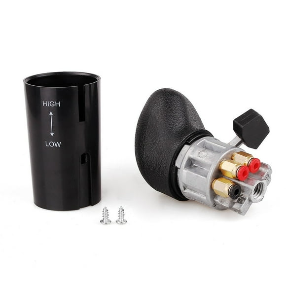 Furulu 1x Gear Shift Knob w/ Range Selector For Freightliner Mack 455-5002 Eaton Fuller