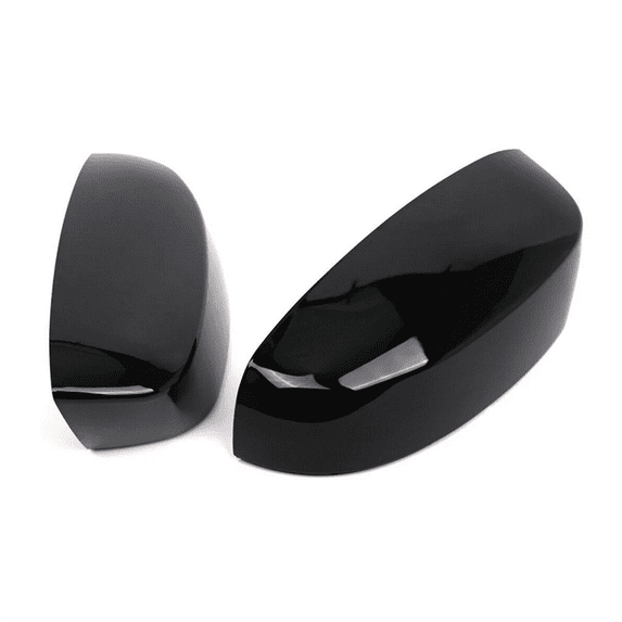 Furulu 2Pcs Gloss Black Side Mirror Cap Cover Left & Right For GMC Yukon Sierra 1500 2500