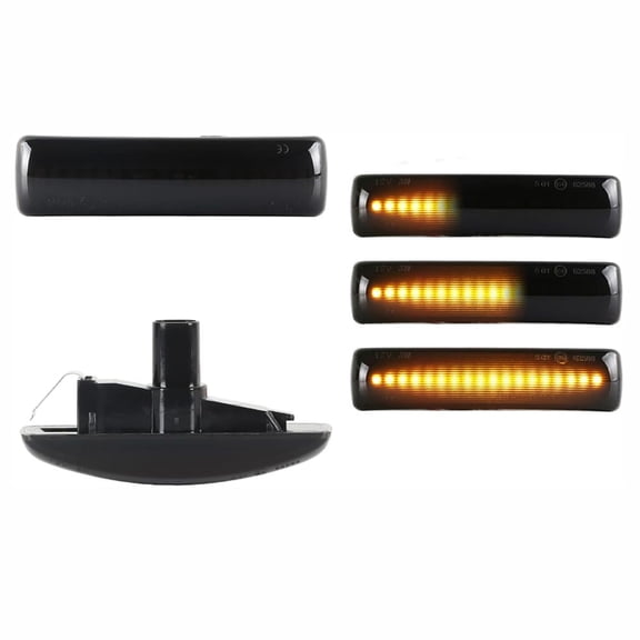 Furulu 2x Left & Right Side Marker Light LR007954, XGB000073 For Land Rover LR2 LR3 LR4