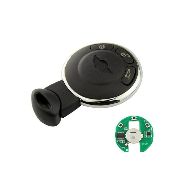Furulu 3 Buttons Remote Car Key Fob Case Shell with PCF7952 Chip 315MHz For Mini Cooper 2007-2014