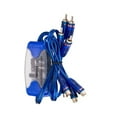 thumbnail image 2 of 4 Channels RCA Ground Loop Noise Isolator - Gold Plated Audio Hum Eliminator For Car & Home Stereo Systems 2 of 6