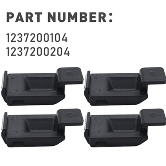 Furulu 4× Door Lock Striker For Mercedes Benz W123 240D 280E 300D 1237200104 1237200204