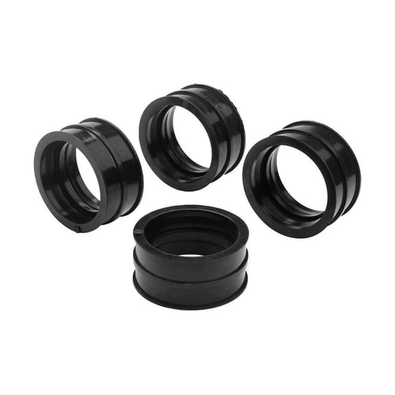 Furulu 4PC Carburetor Intake Manifold Insulator Boots for Honda VF1000R V65 Magna Sabre