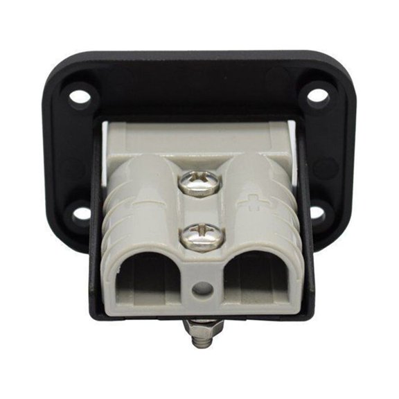 Furulu 50A Flush Mount Connector Kit Mounting Bracket Panel Cover for RV Caravan Truck
