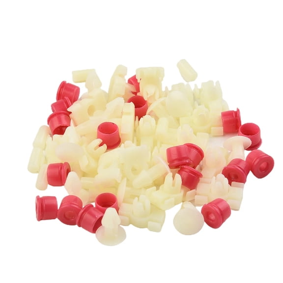 Furulu 60Pcs Clamp Plugs Grommets Door Gasket Strip Trim Clips For Mercedes-Benz W123 Exterior