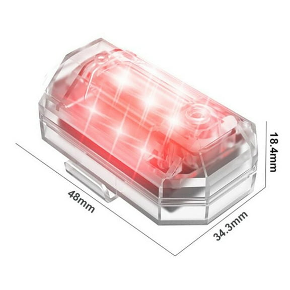Furulu 7 Colors USB Rechargeable High Brightness Wireless LED Strobe Lights with Remote