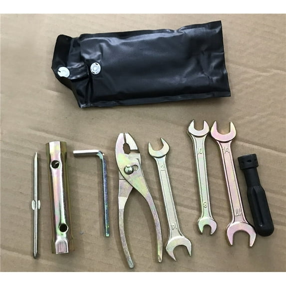 Furulu 7x Motorcycle Spark Plug Spanner Wrench Socket Tool Kit For Honda Suzuki Yamaha
