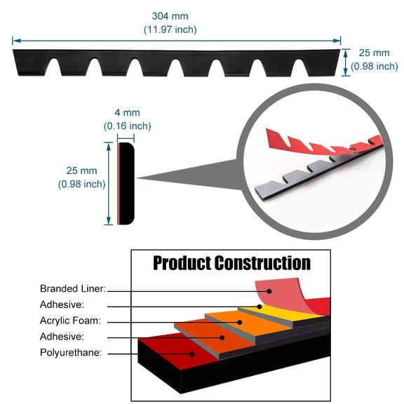 Furulu 8Pcs Front Bumper Scrape Guard Chassis Anti-Skid Protector Anti-Scratch DIY Kit