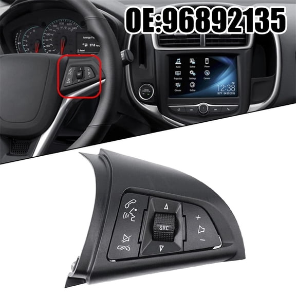 Furulu 96892135 Steering Wheel Audio Control Switch For Chevrolet Trax 2015-2016 1.4L