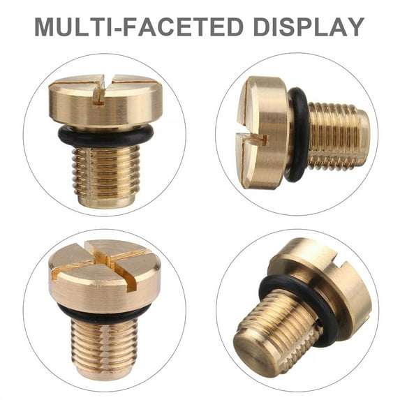 Furulu Brass Radiator Overflow Expansion Tank Drain Screw For BMW E39 ...