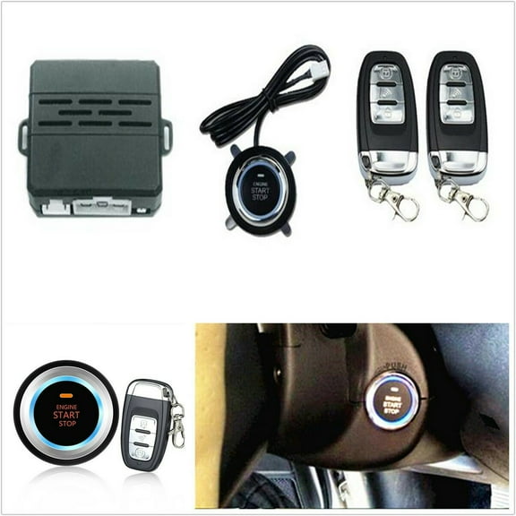 Furulu Car 1 Key Engine Start Push Button Safety System Remote Control Universal