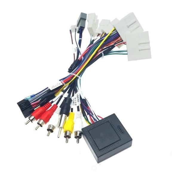 Furulu Car Stereo Audio 16PIN Android Power Cable + Canbus Box For Nissan X-TRAIL/Tiida