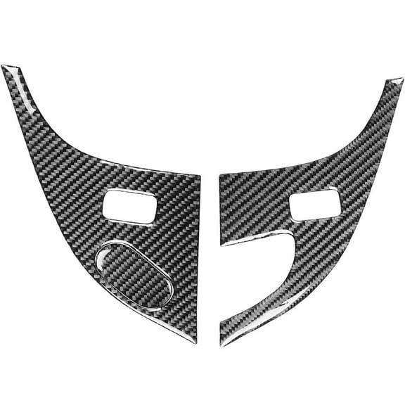 Furulu Carbon Fiber Interior Door Lock Panel Trim Sticker For Chevrolet Corvette C6 2005-2013