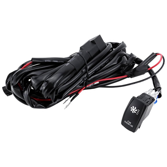 Furulu Cooling Fan Override Rocker Switch Kit For UTV Can Am Polaris RZR XP 1000 800