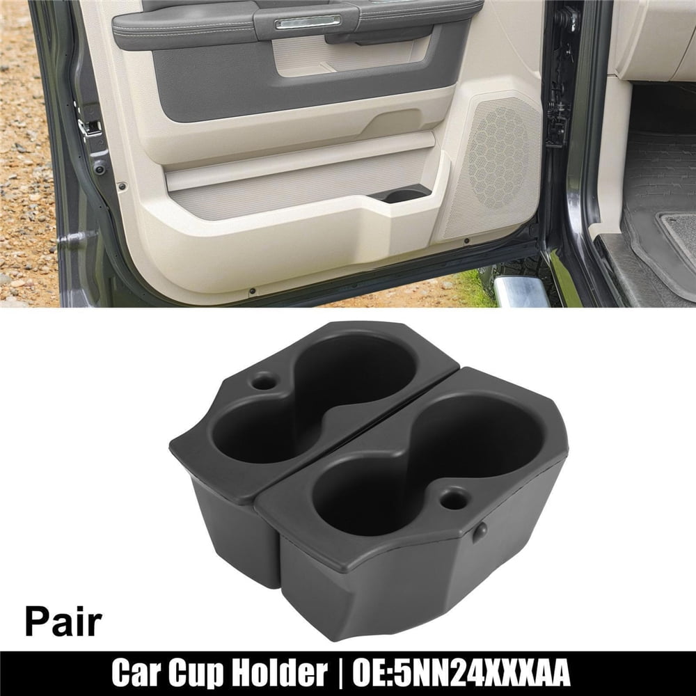 For 09-16 Dodge Ram 1500 2500 3500 Center Console Cup Holder Rubber Insert 2PCS - Foto 6