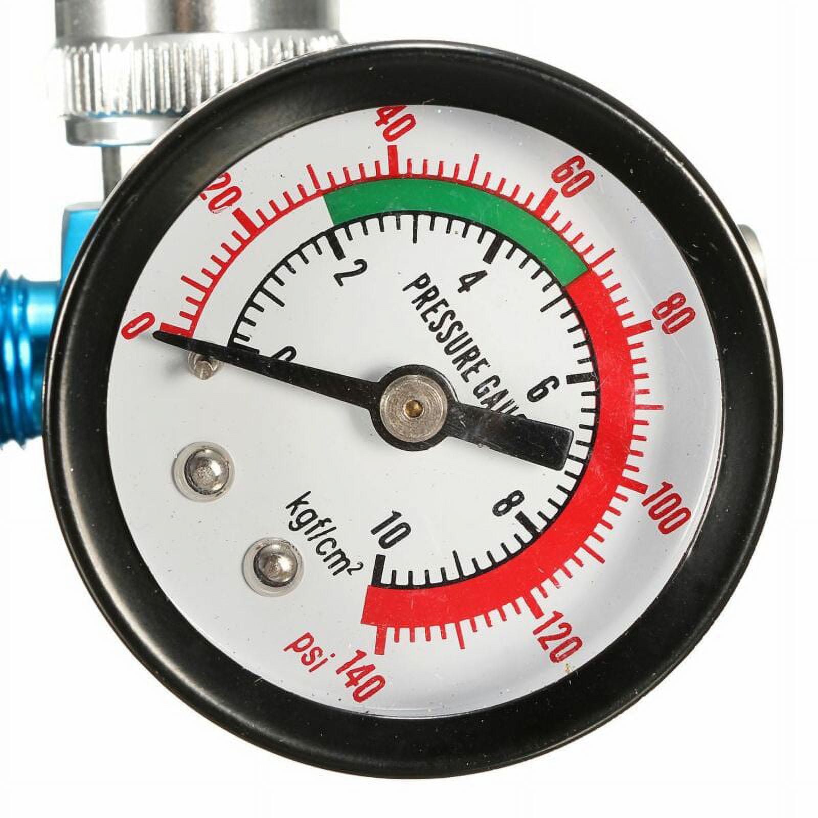 Furulu Digital Spray Paint Gun Regulator Air Pressure Gauge 1/4inch