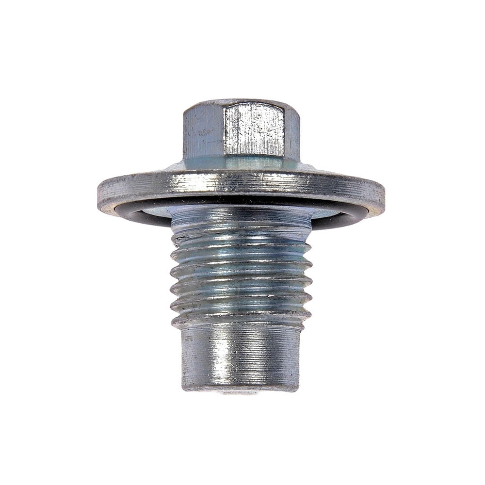 M12x1.75 Magnetic Oil Drain Plug With Copper Washer - Stainless Steel Sump Plug For Buick, Chevrolet, Cadillac, GMC, Ford