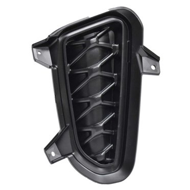 Front Right Side Fog Light Bezel For 2018-2021 Ford Expedition - Black Textured ABS