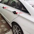 thumbnail image 1 of Furulu Glossy Black Carbon Fiber Look Door Handle Covers Trims For 2011-2014 Hyundai Sonata, 1 of 5