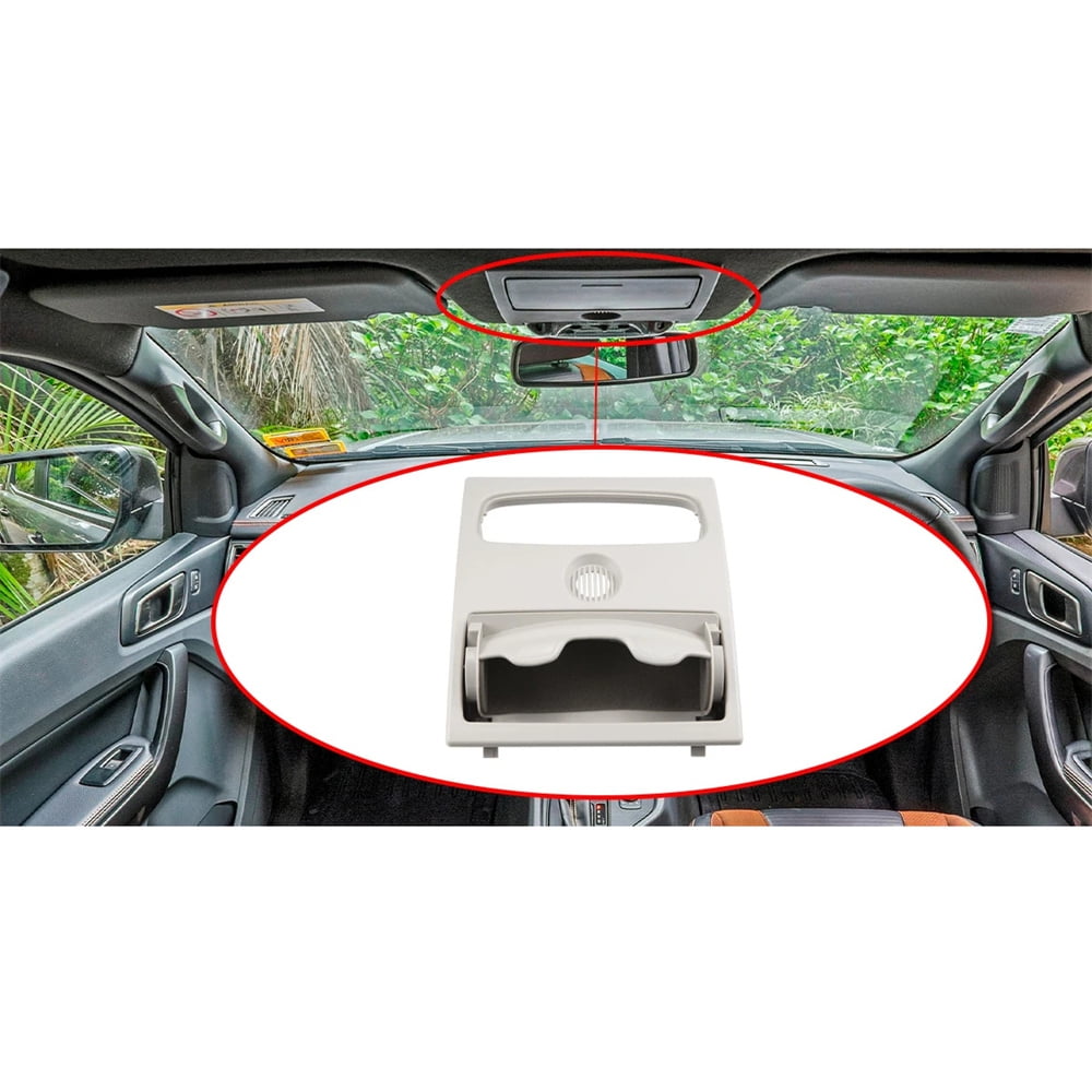 Furulu Gray Overhead Console Roof Map Light Cover For Ford Ranger Everest Mazda BT50