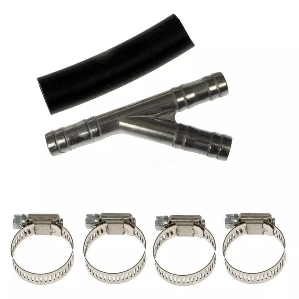 1A-NBY Aluminum Heater Hose Y Connector Repair Kit | Dodge Caravan, Chrysler Town & Country