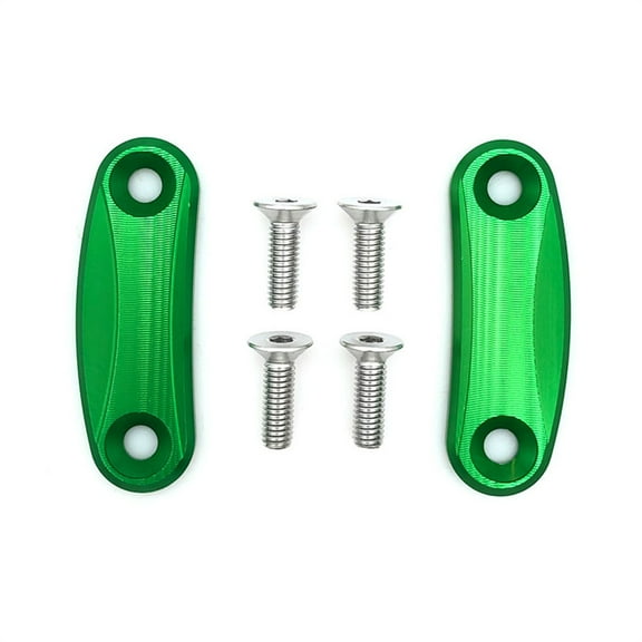 Furulu Motorcycle Rear View Mirrors LED Turn Signal Light For Kawasaki ZX10R 2016- 2023