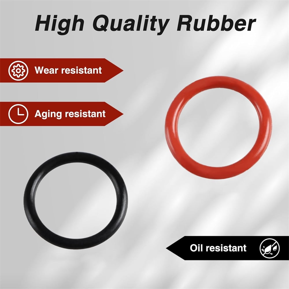 Furulu New Power Steering Pump Inlet & Outlet O-Ring Seals Kit For ...