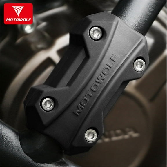 Furulu Pair Universal Motorcycle Engine Guard Crash Bar Bumper Protector Decorative Block 22/25/28mm