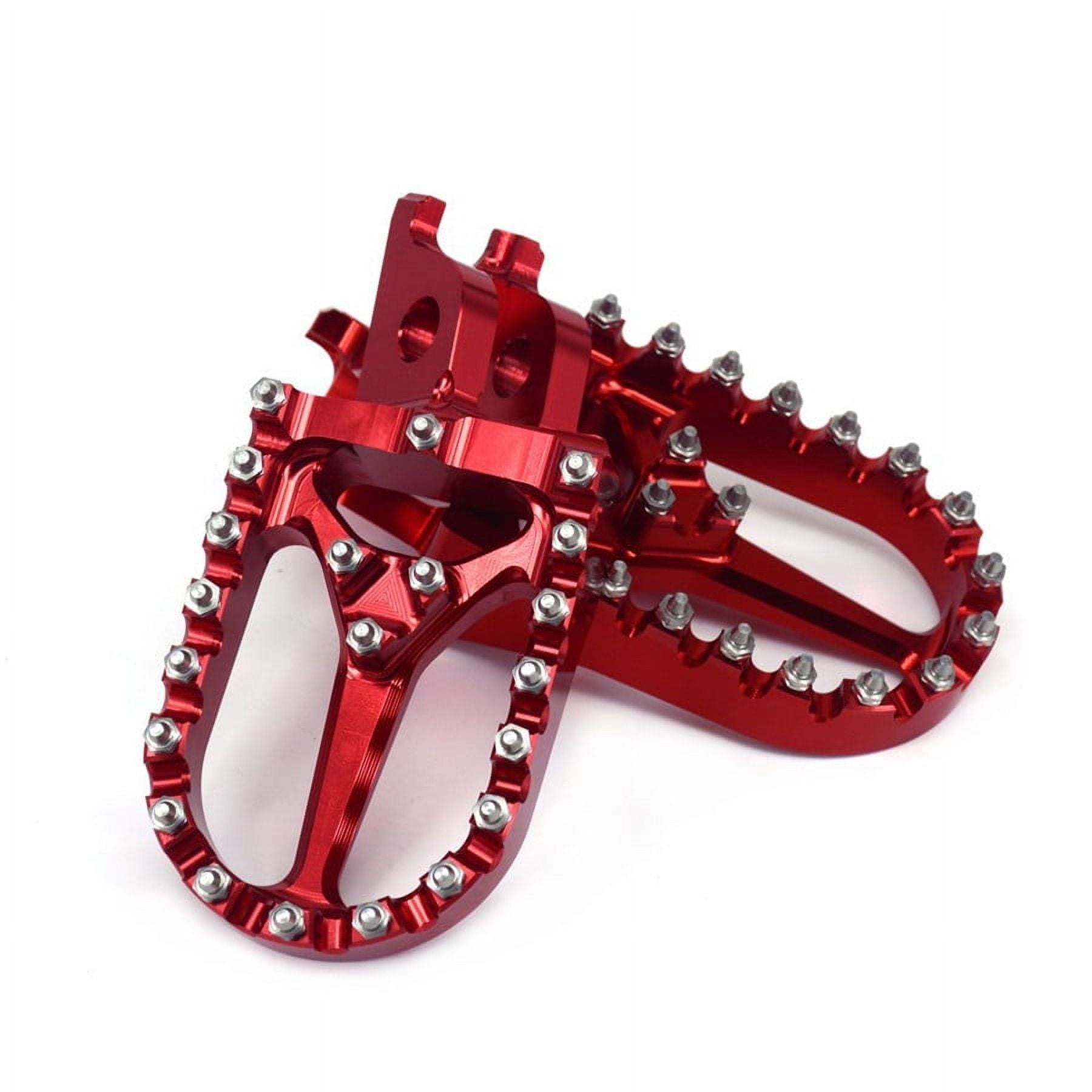 Estriberas De Motocross Rojas (MX) Para Honda CR125, CR250, CRF150, CRF250, CRF450
