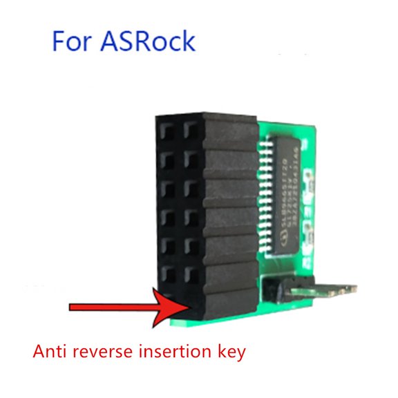 Furulu Tpm 2.0 Security Module Board For Asrock 14 Pin Lpc Motherboard