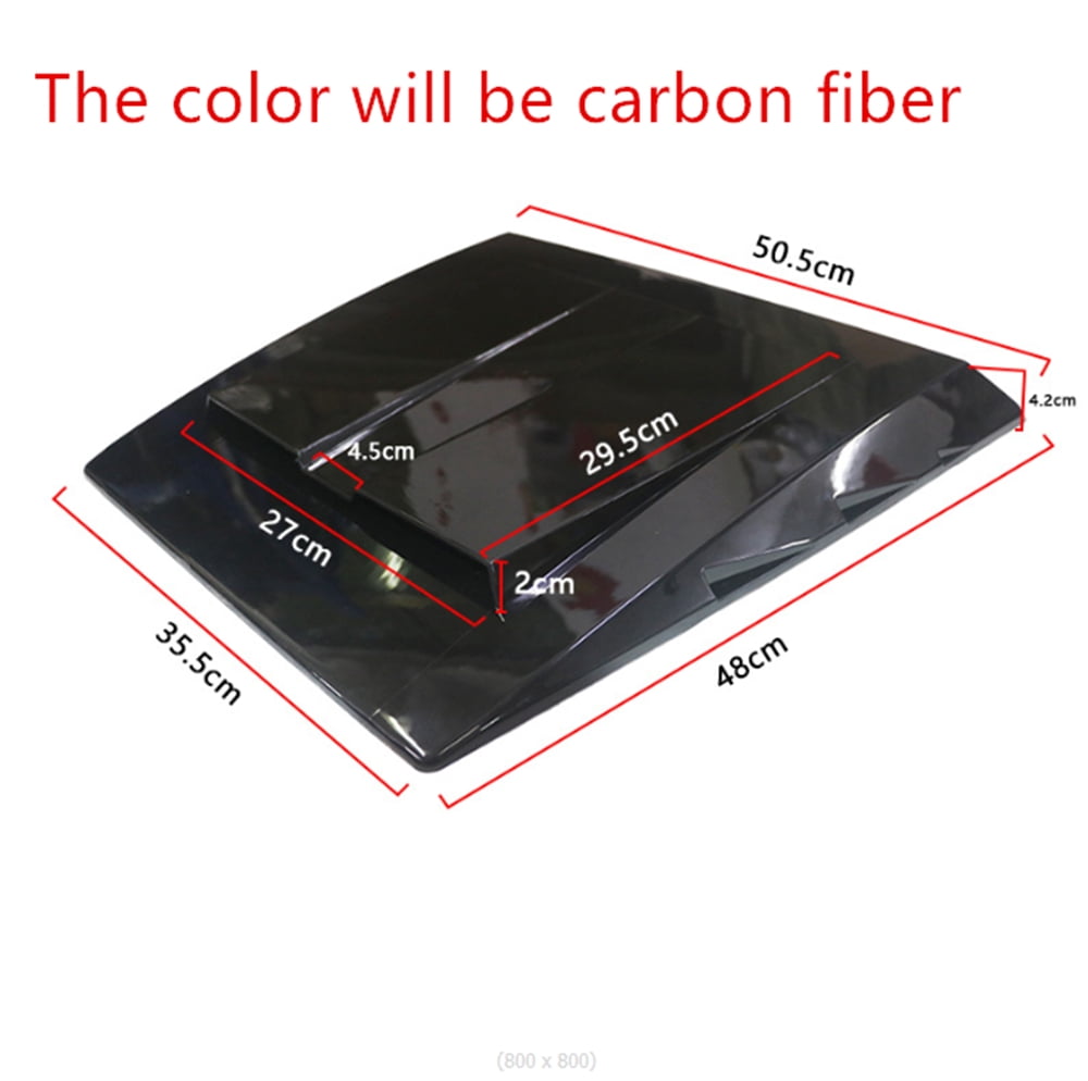 Furulu Universal Car Exterior Hood Vent Scoop Cover Air Intake Grille ...