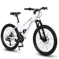 Furvclv 26 Inch Mountain Bikes For Men Women, 21Speed Steel Frame